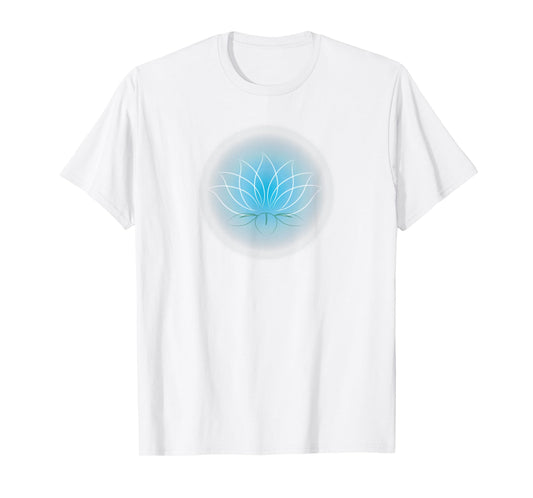 Lotus Flower Sky Blue T-shirt