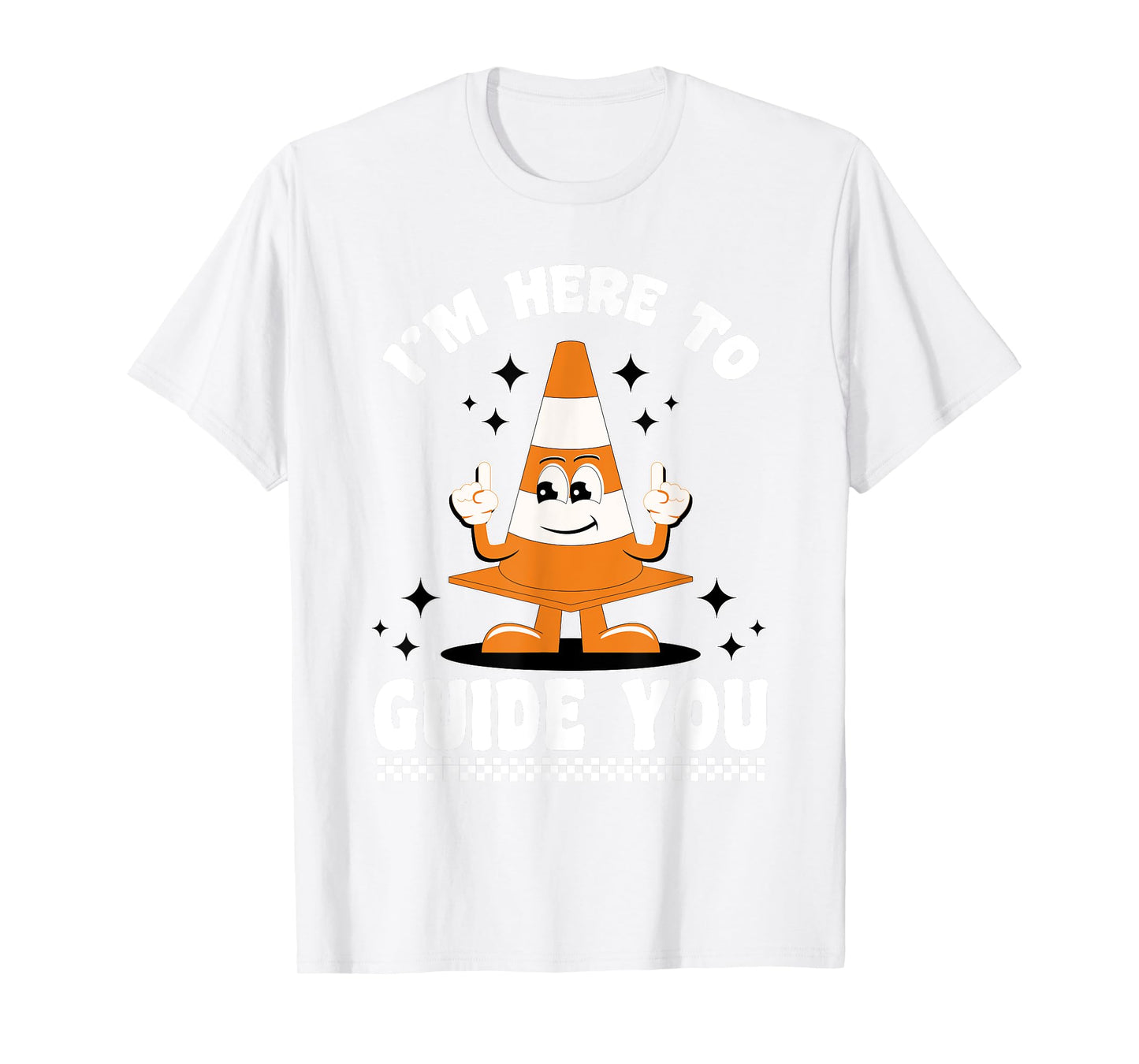 Halloween Traffic Cone Costume Safety Road Cone T-Shirt