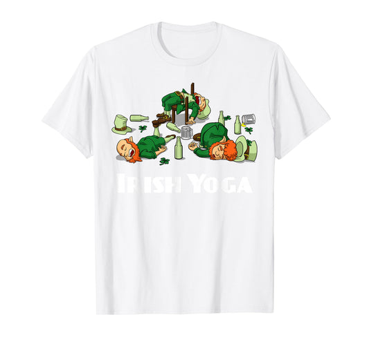 Irish Yoga Funny St. Patrick's Day Leprechaun Matching Group T-Shirt