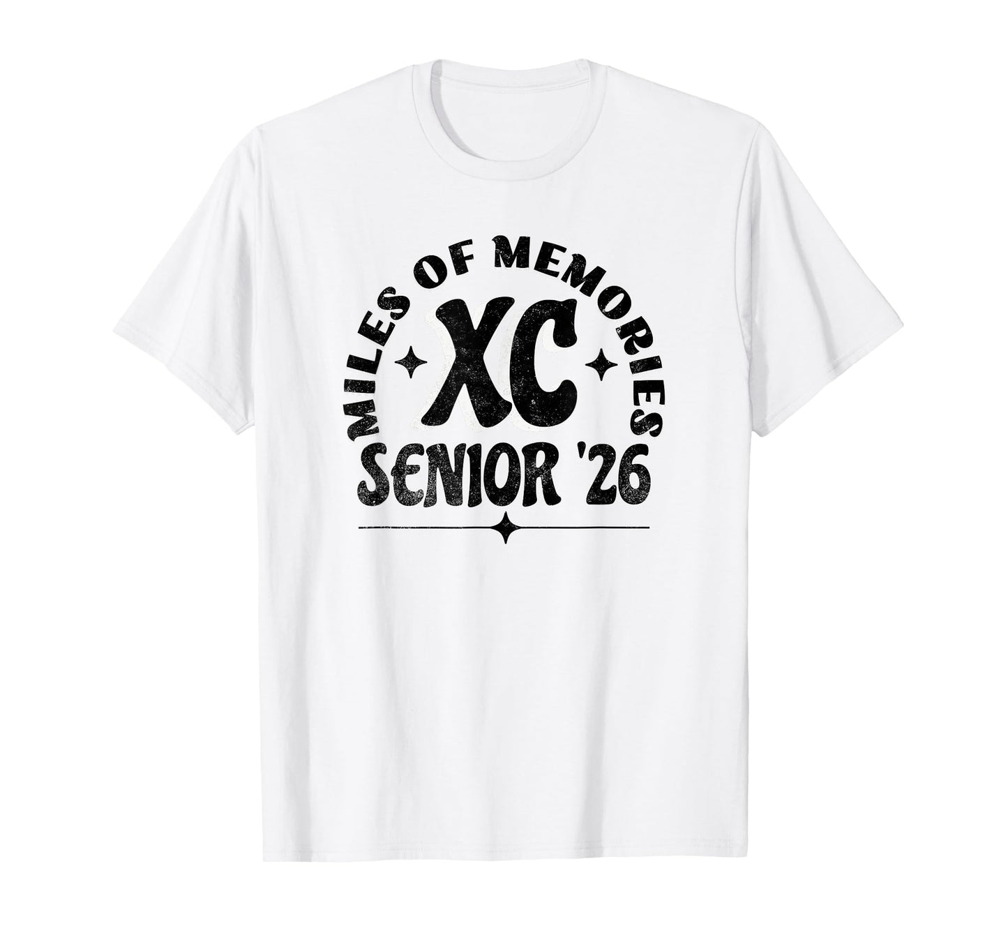 Cross Country Senior 2026 Miles of Memories T-Shirt