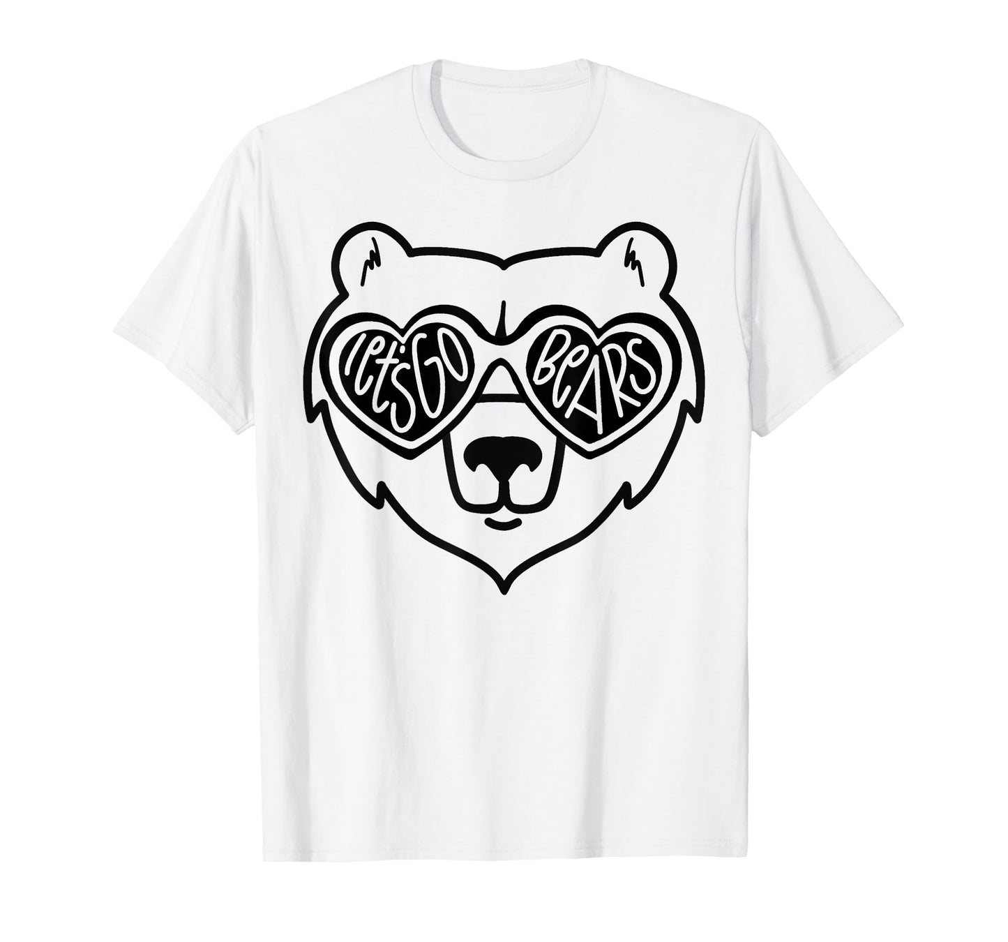 Bears School Sports Fan Team Spirit T-Shirt
