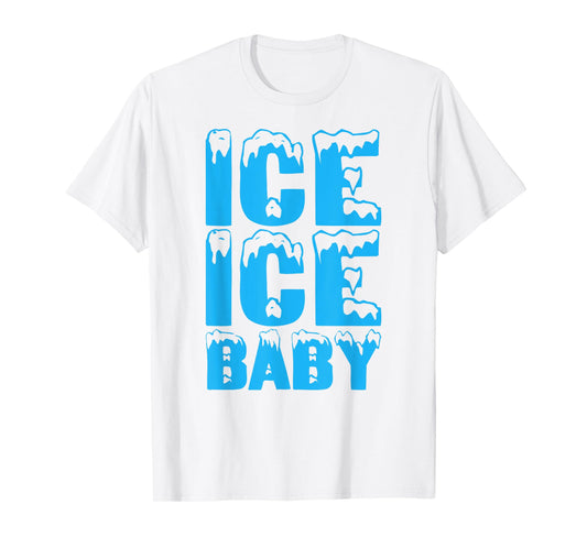 Ice Funny Ice Baby Family Couples Halloween Costume 2024 T-Shirt