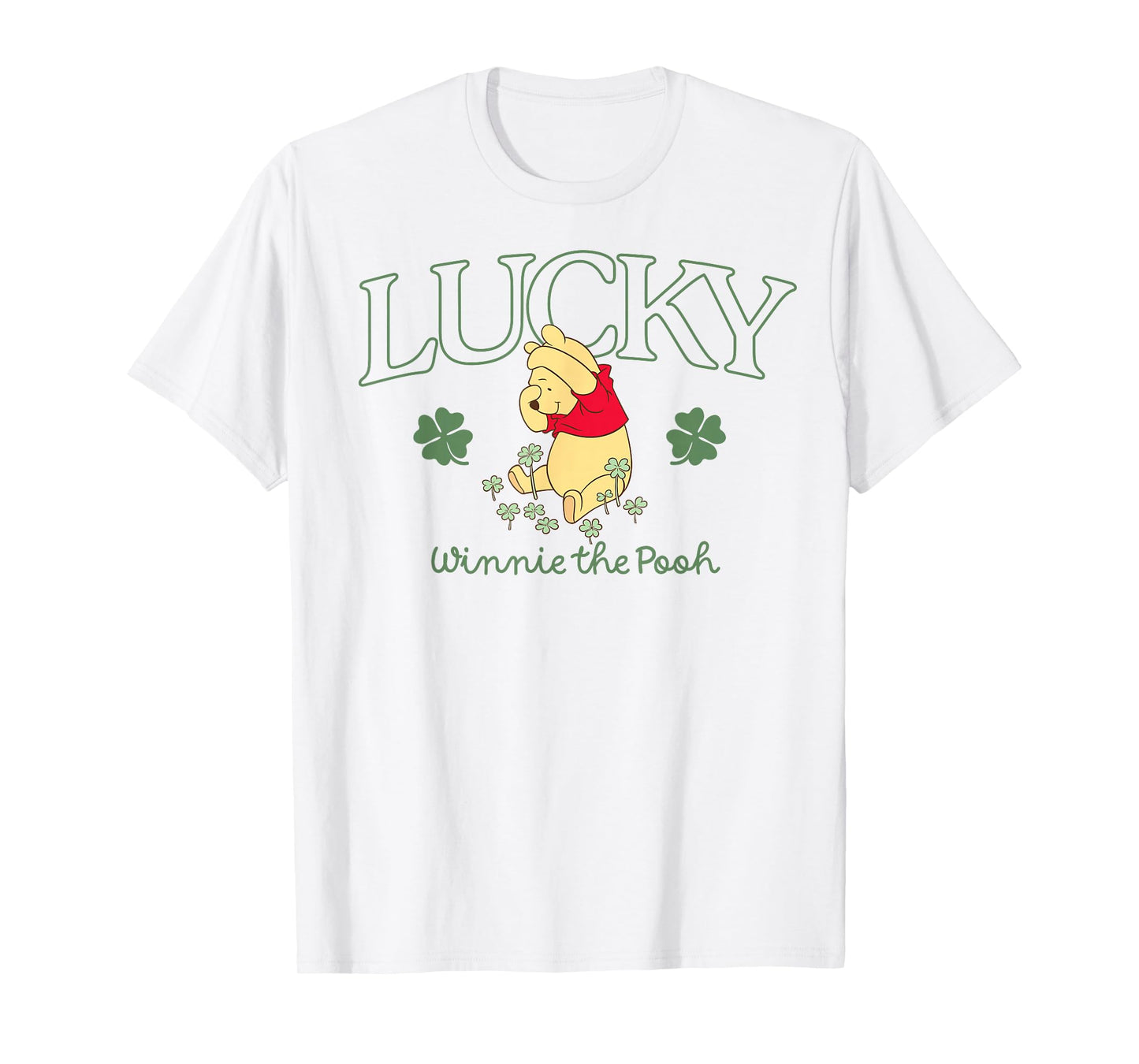 Disney Winnie The Pooh St. Patrick's Day Lucky Winnie Pooh T-Shirt