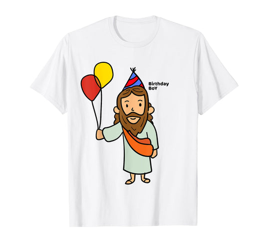 JESUS BIRTHDAY BOY Shirt | Funny Christmas Christ T-Shirt T-Shirt