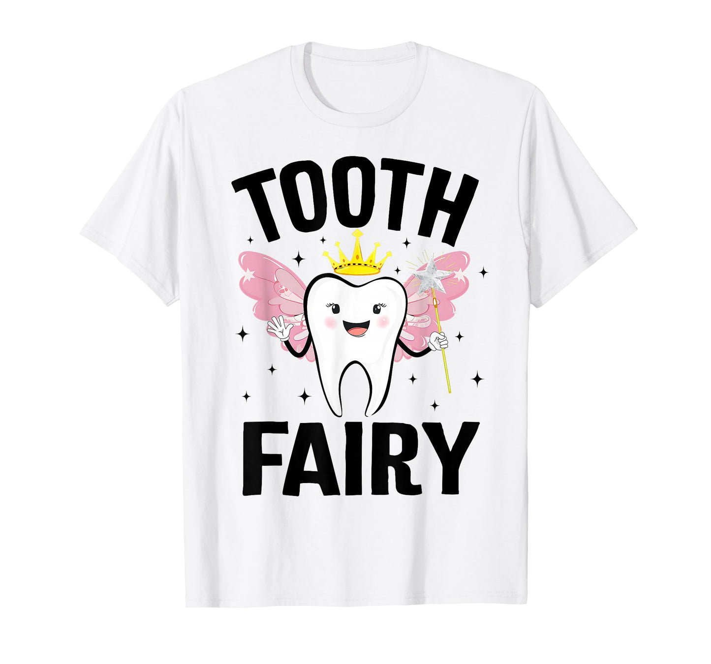 Funny Tooth Fairy Halloween Costume For Women Kids Girls T-Shirt