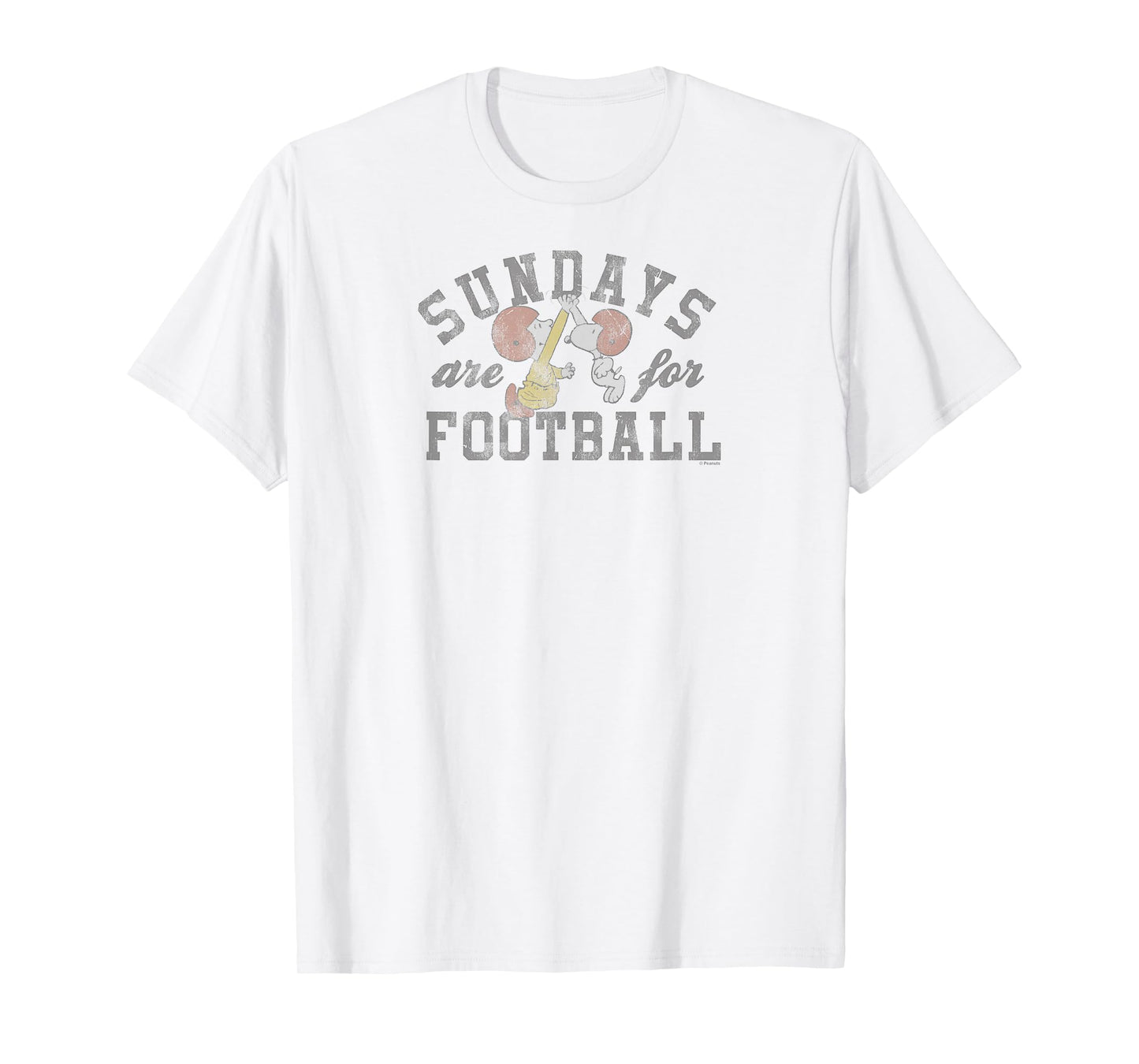 Snoopy and Charlie Brown Sundays are for Football T-Shirt