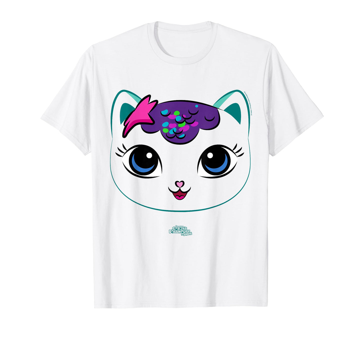 DreamWorks Gabby’s Dollhouse Mercat Big Face T-Shirt