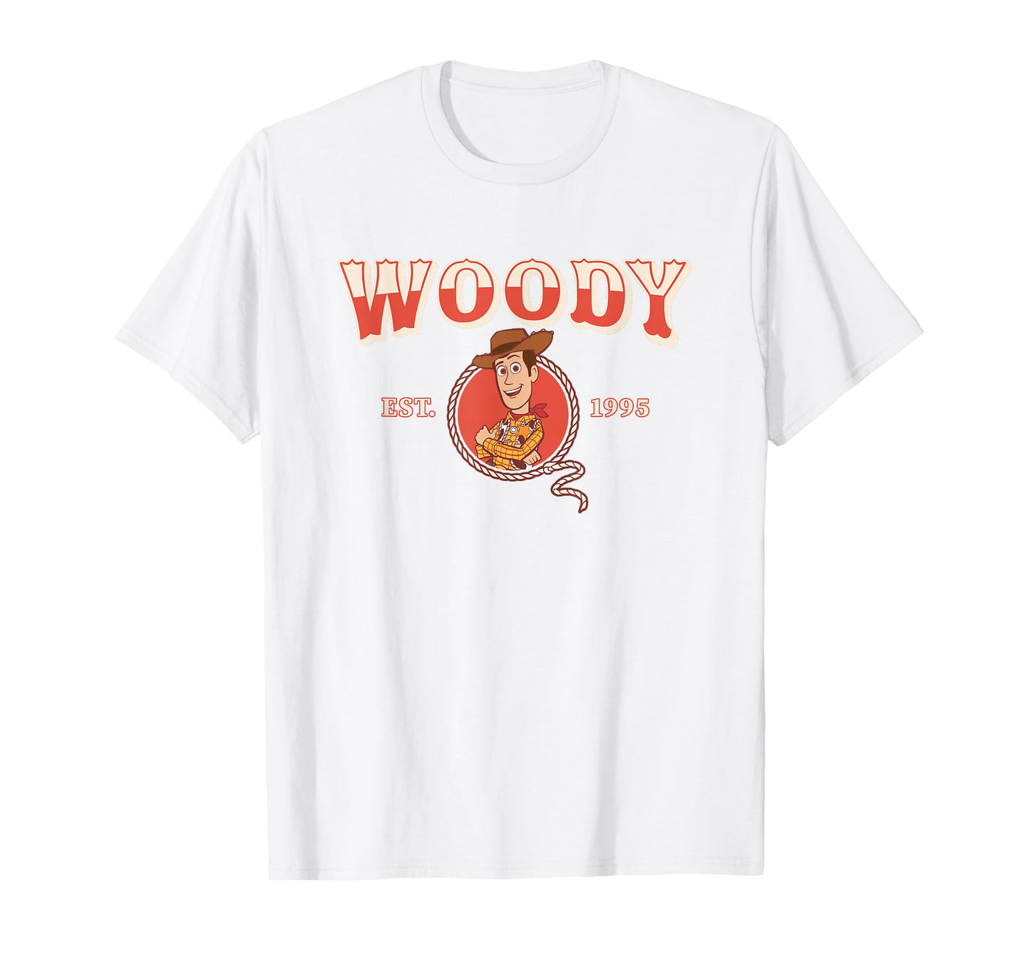 Disney Pixar Toy Story Woody Est. 1999 Big Chest Portrait T-Shirt