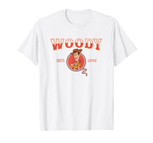 Disney Pixar Toy Story Woody Est. 1999 Big Chest Portrait T-Shirt