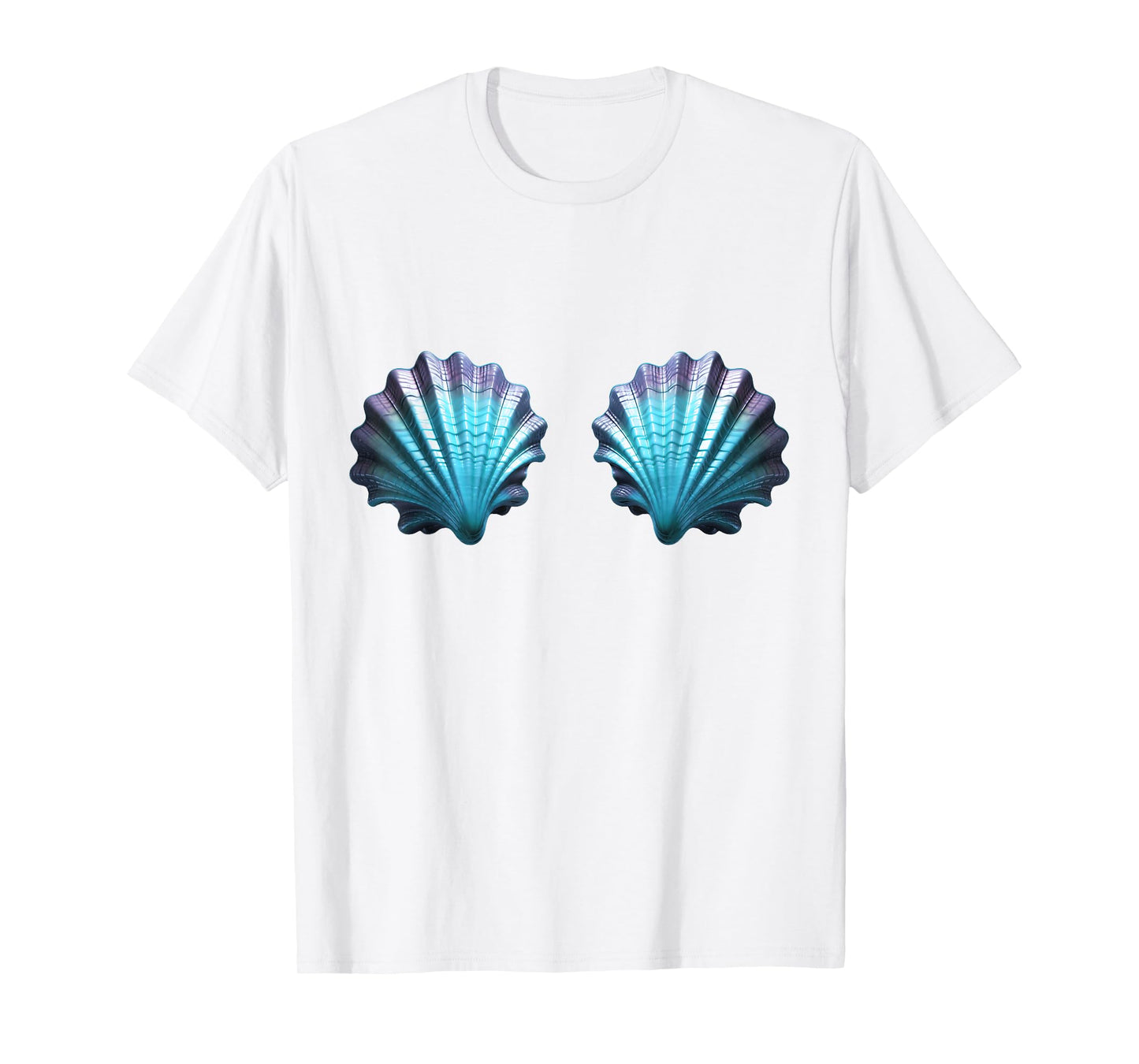 Mermaid, sea, shell, bra, costume, Carnival, party, outfit T-Shirt