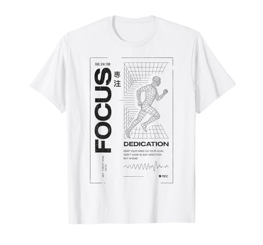 Y2K Fitness Quote Gym Training Discipline Yoga Sport Workout T-Shirt