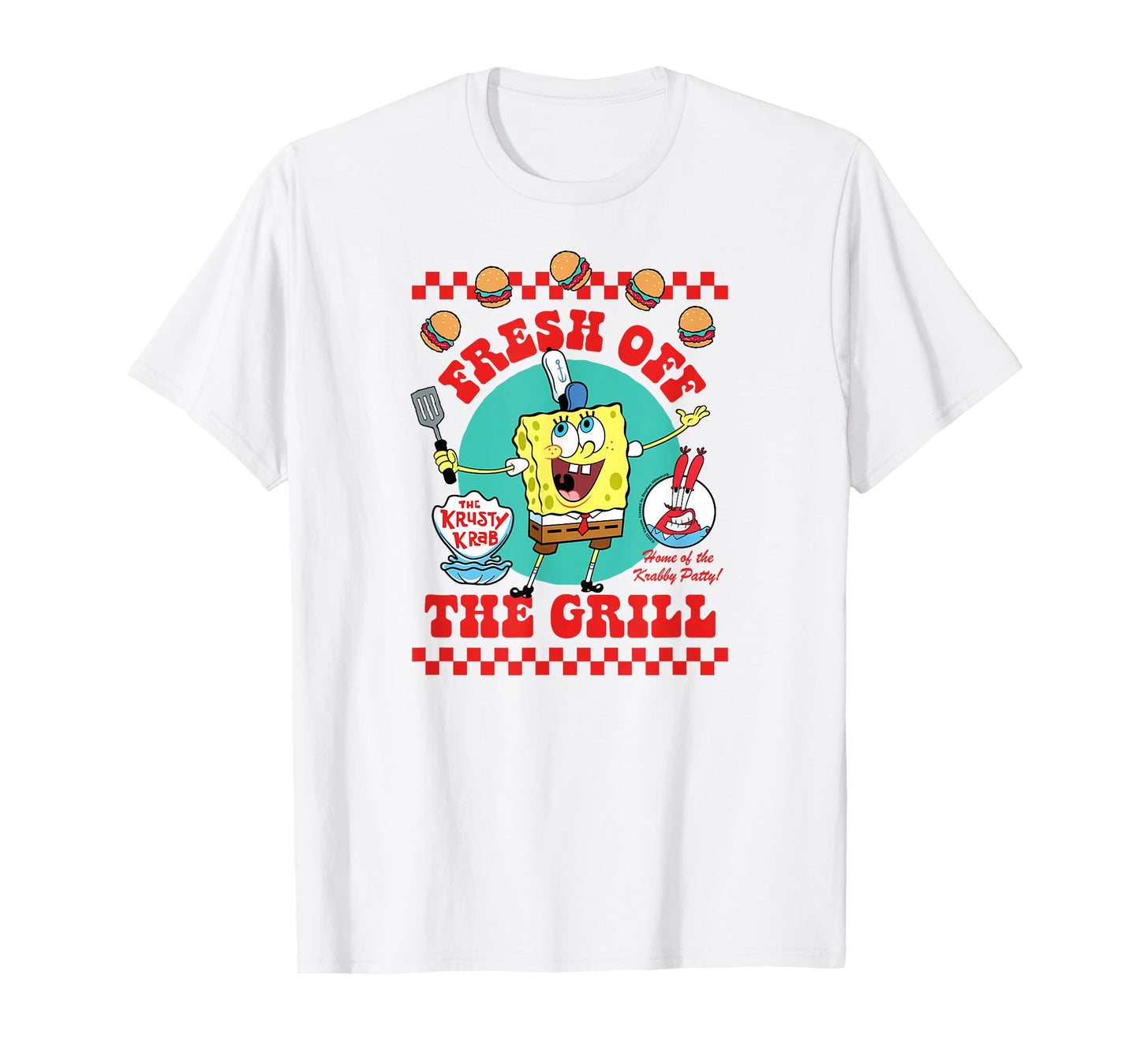 SpongeBob SquarePants - Krabby Patty Fresh Off The Grill T-Shirt
