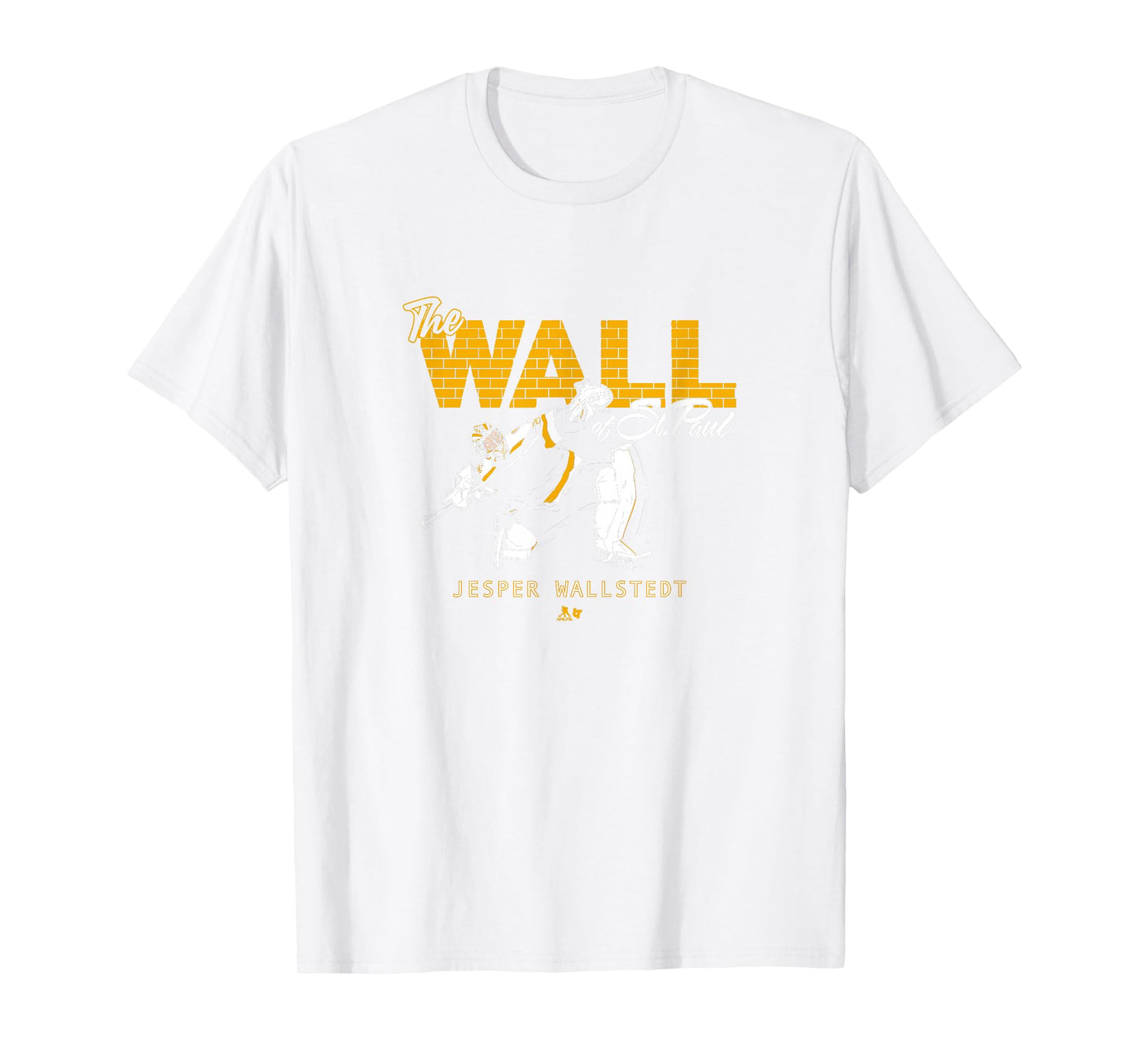 Jesper Wallstedt - The Wall of St. Paul - Minnesota Hockey T-Shirt
