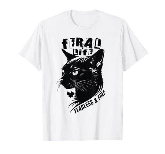 Feral Cats Cat Rescue Cute Foster Mom Kittens Adopt Cats TNR T-Shirt