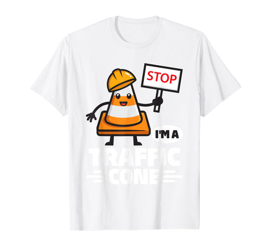 Halloween Traffic Cone Costume I'm A Traffic Cone T-Shirt