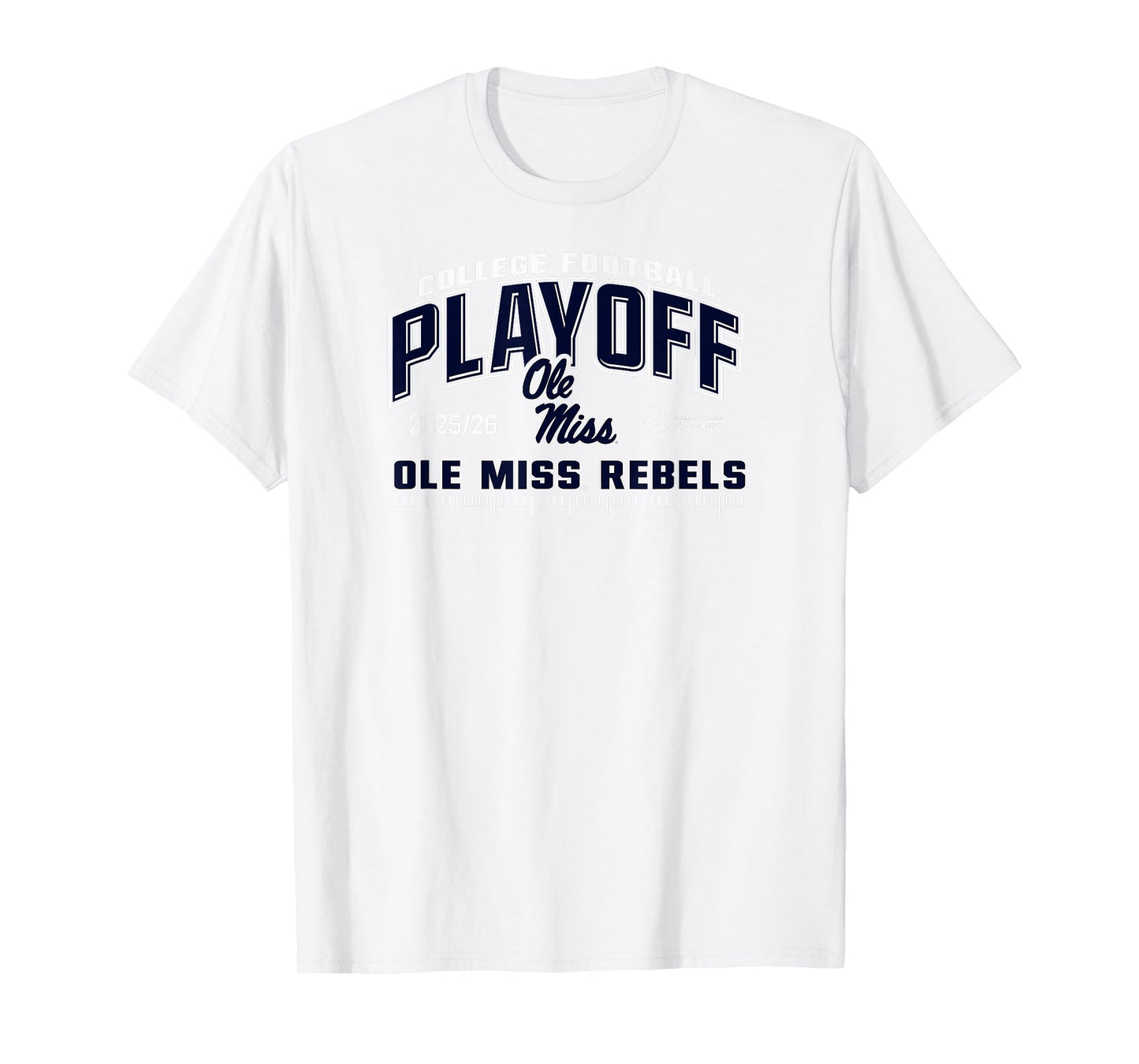 Ole Miss Rebels College Football Playoff CFP 2025-26 Red T-Shirt