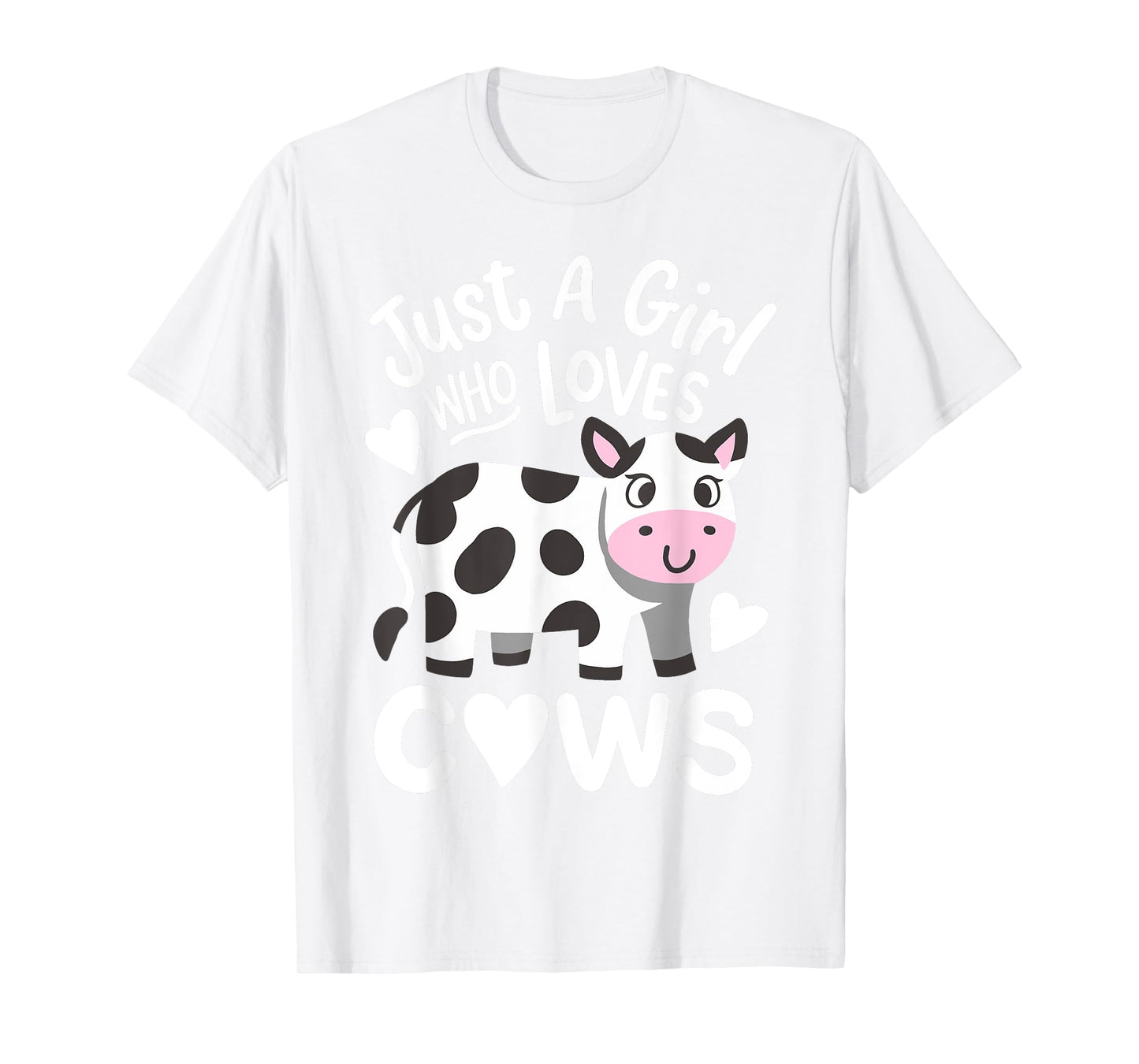 Cow Just a Girl Who Loves Cows T-Shirt