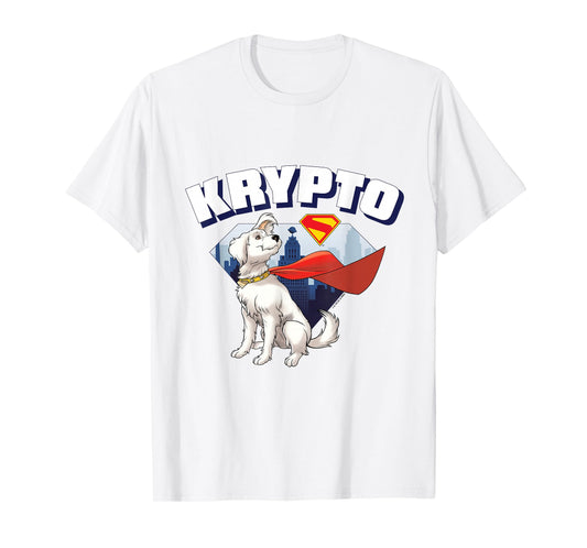 Superman (2025) Krypto The Superdog Heroic Pose T-Shirt