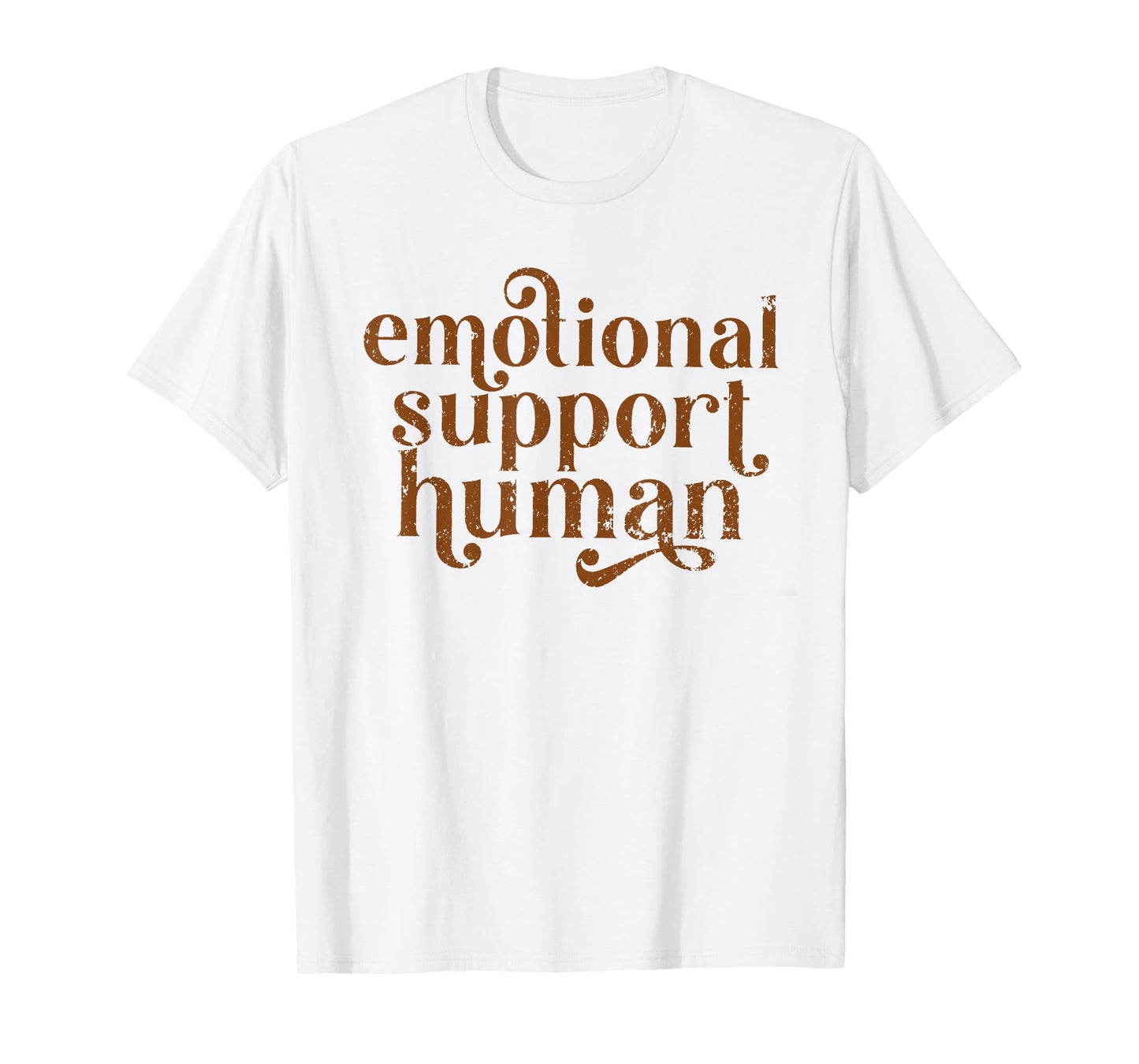 Emotional Support Human Graduation New Therapist Credentials T-Shirt