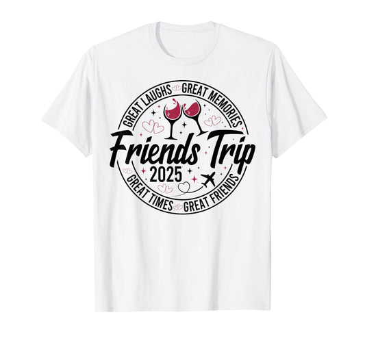 Trip Vacation 2025 Friends Matching Group T-Shirt