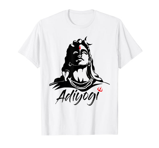 Adiyogi or Adhi Yogi Shiva Mahadev Aum Hindu Maha Shivratri T-Shirt