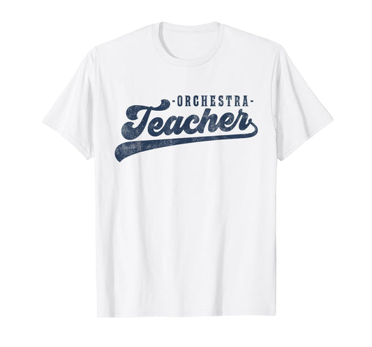 Orchestra Teacher Cute Vintage Graphic Orchestra Teacher T-Shirt