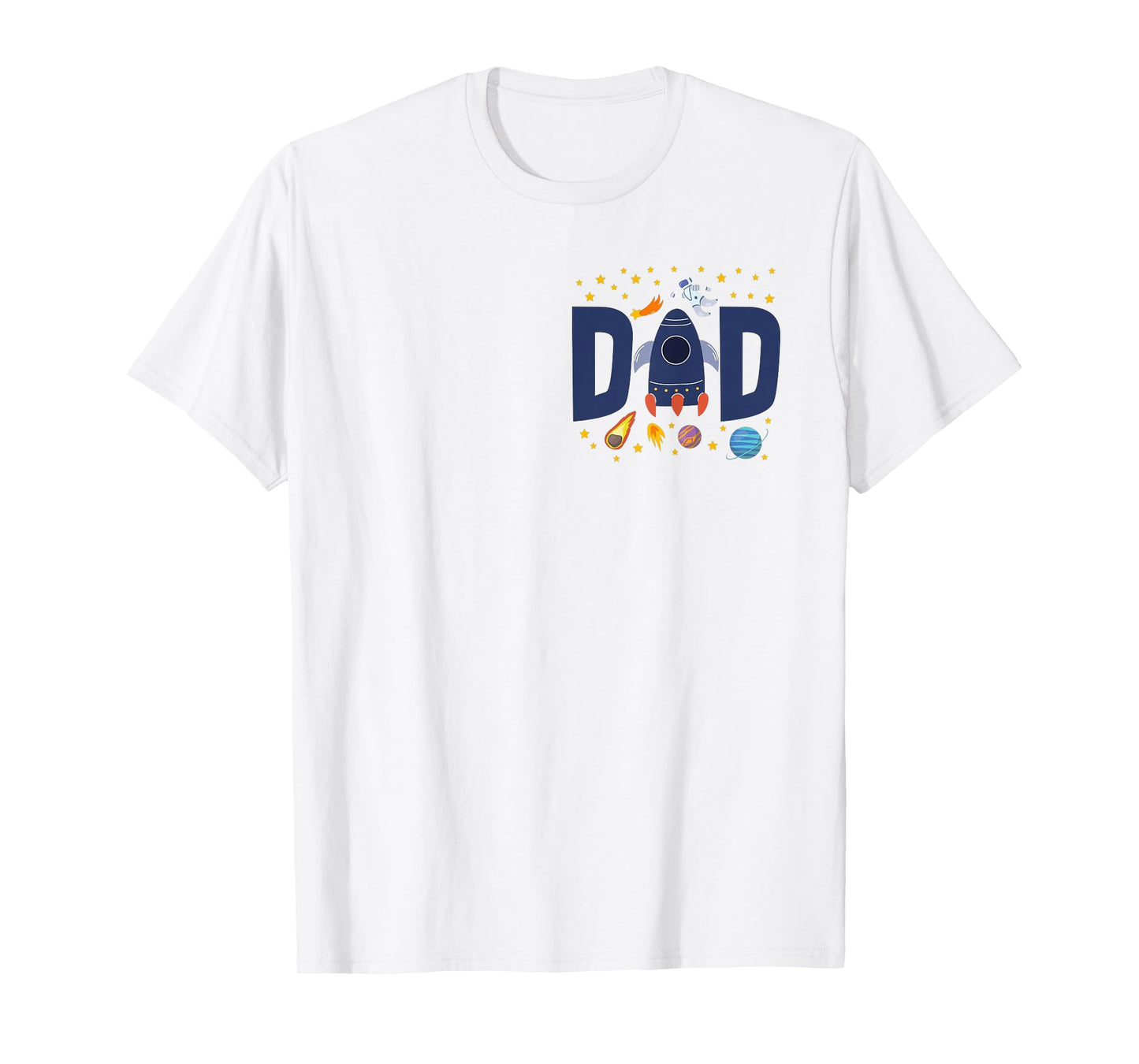 Dad of The Birthday Boy Space Astronaut 1st Birthday Family T-Shirt
