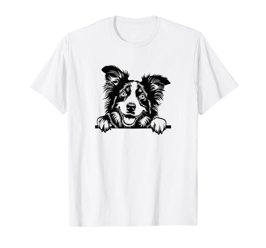 Cute Funny Retro Vintage Logo Happy Aussie Dog Lover T-Shirt