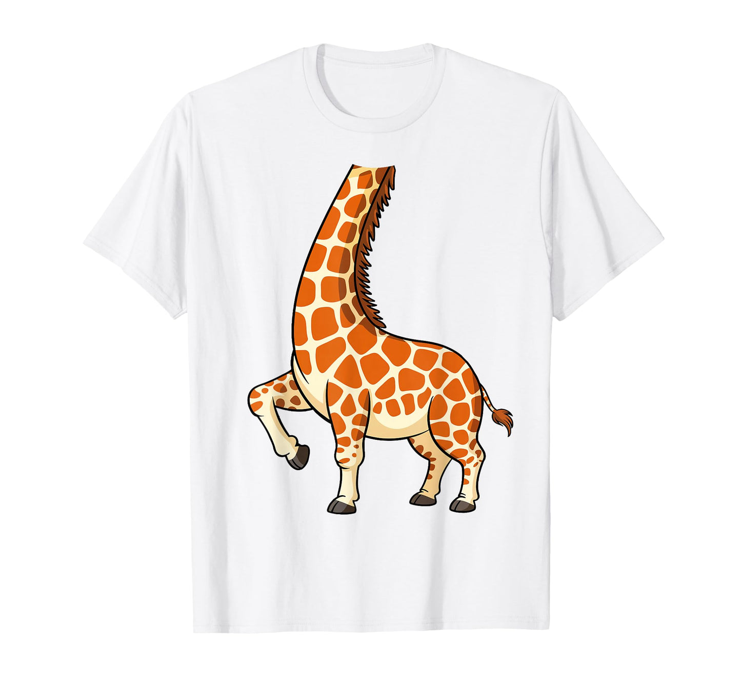 Giraffe Shirt Adult Men Women Kids Giraffe Costume T-Shirt