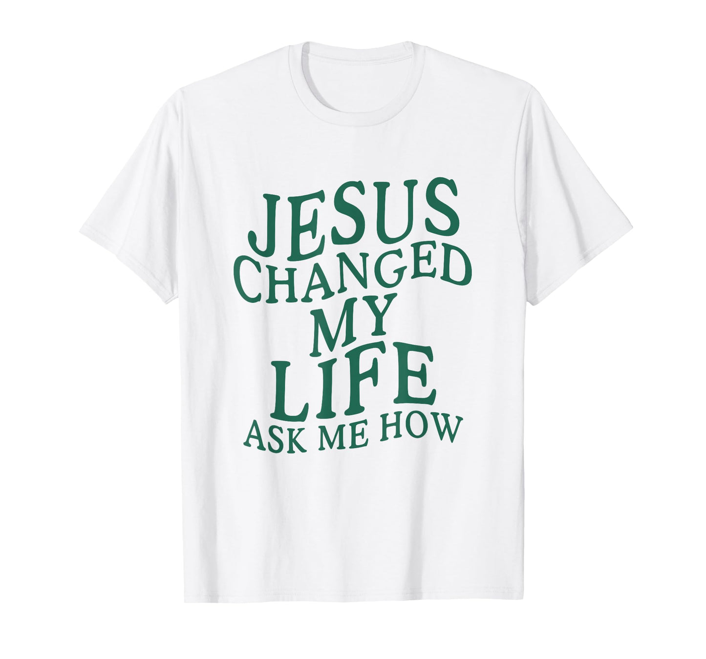 Jesus Changed My Life Ask Me How Jesus Retro T-Shirt