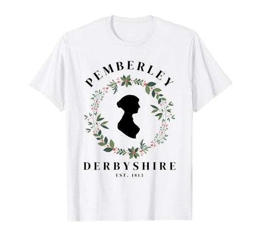 Pemberley Derbyshire 1813 Pride and Prejudice Jane Austen T-Shirt