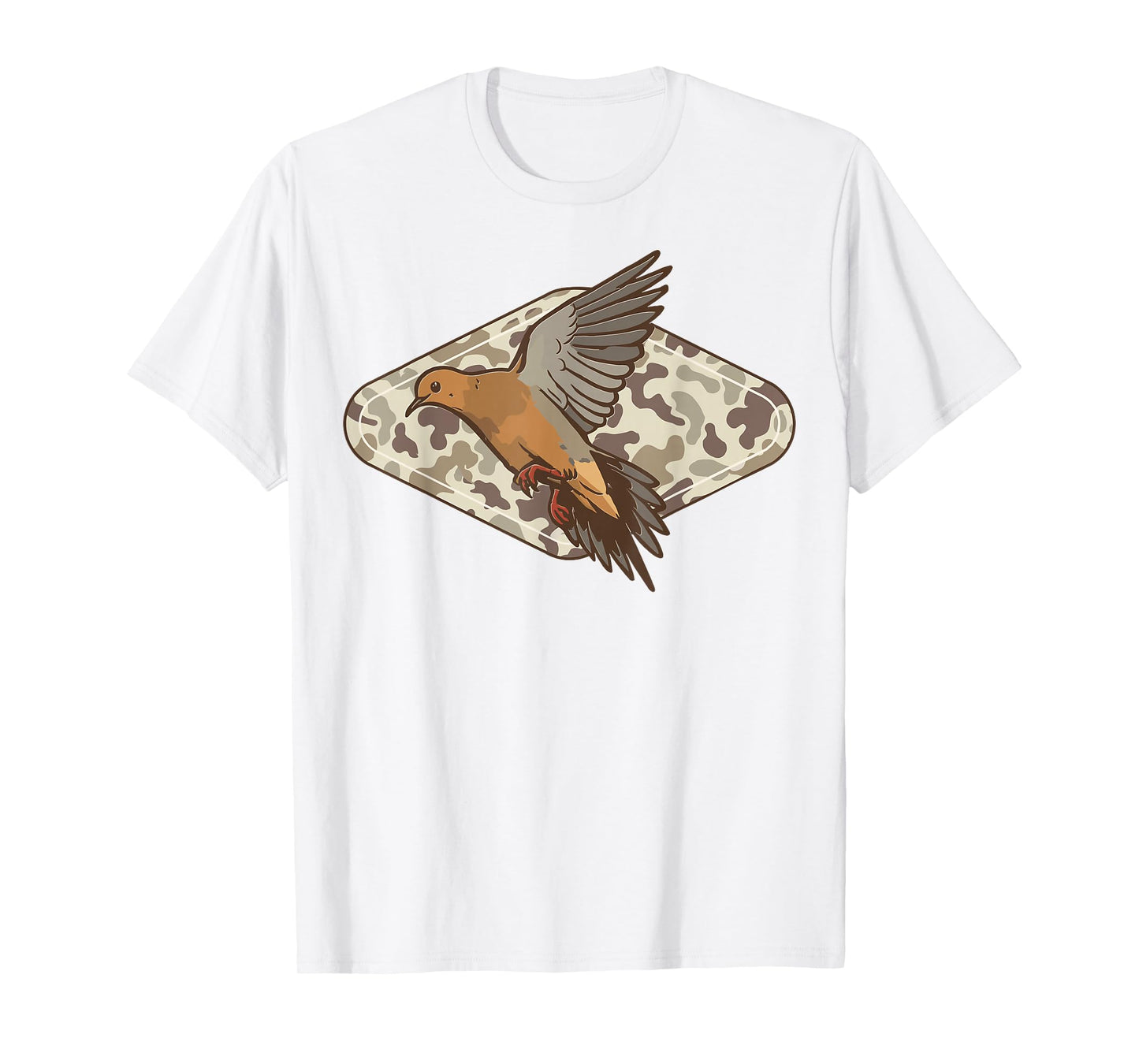 Dove Hunting Old Camo Hunter Camouflage Men Dad Grandpa Gift T-Shirt