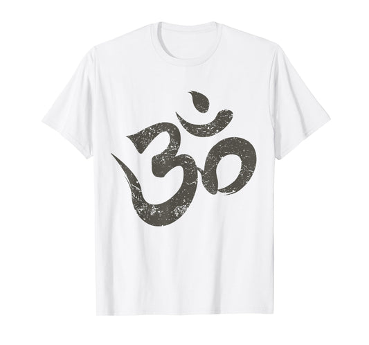 Vintage Om Meditation Spiritual Indian Yoga Symbol Om T-Shirt