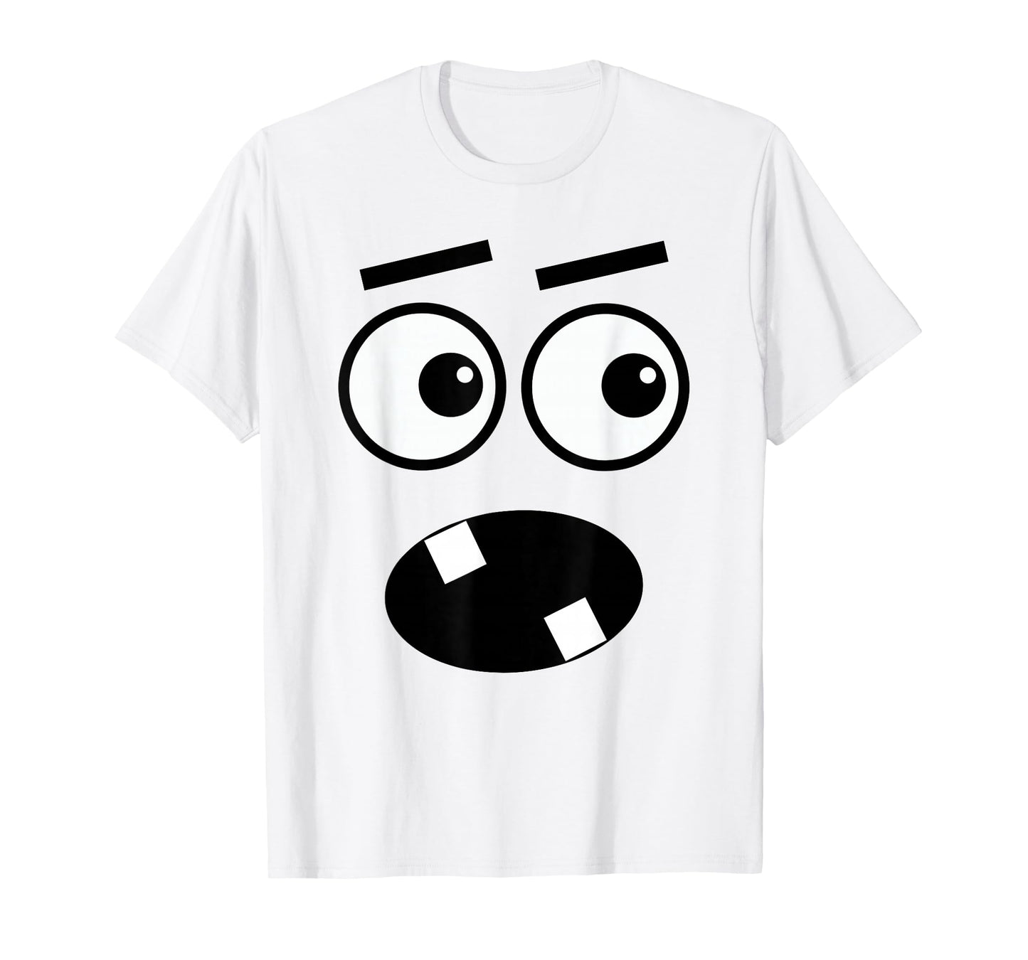 Funny Creepy Carrots Face Halloween Costume T-Shirt