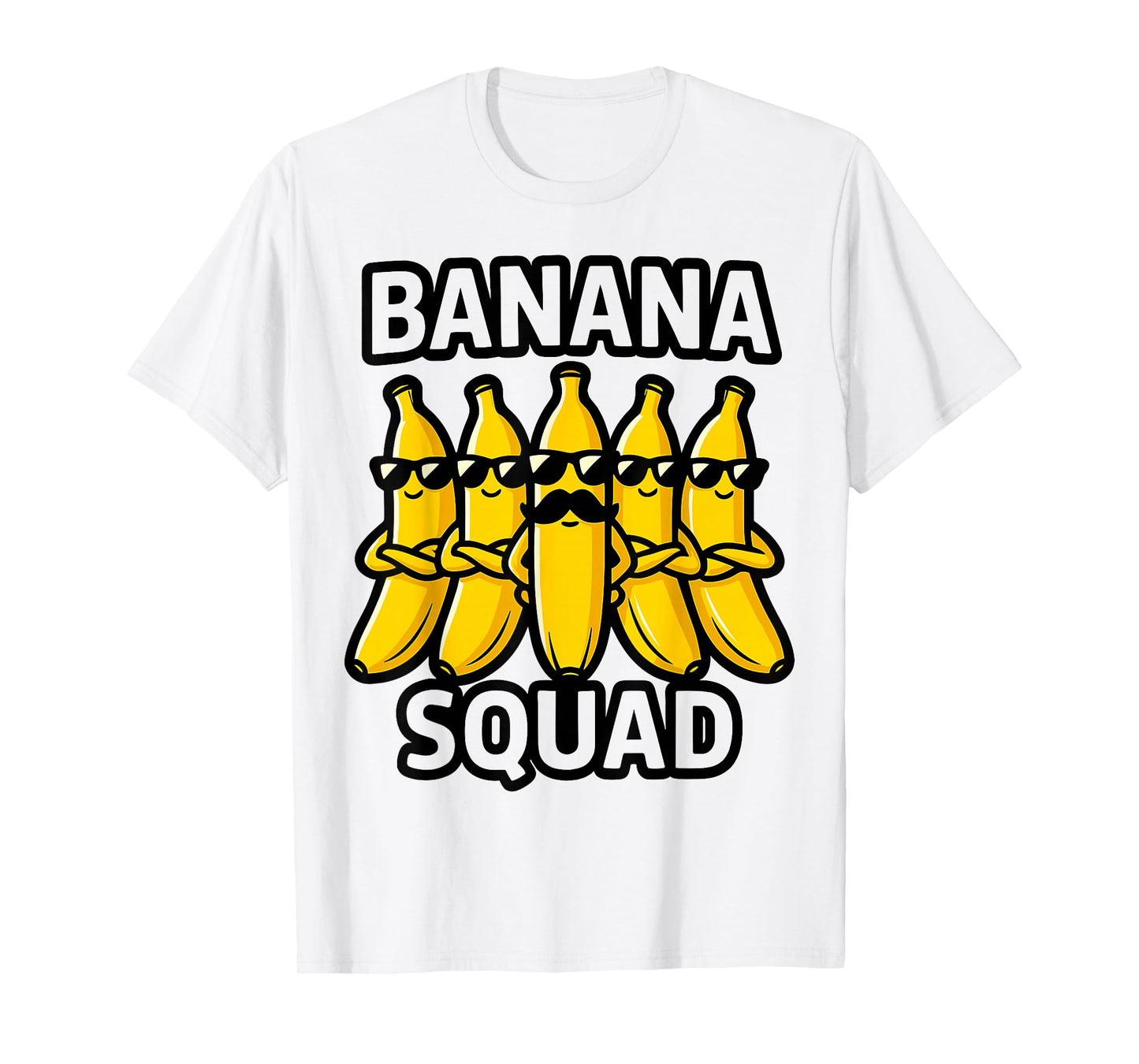 Funny Banana Squad Matching Cool Summer Meme Humor T-Shirt