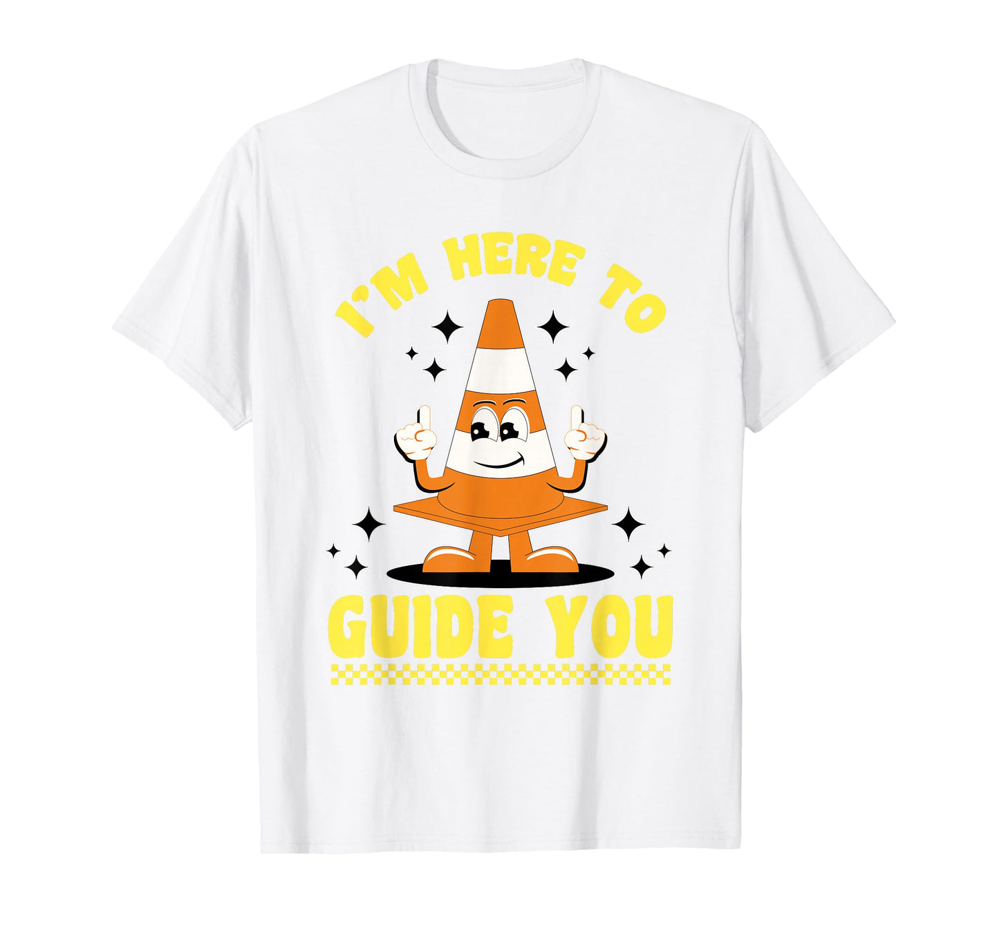 Traffic Cone Halloween Costume I'm Here To Guide You T-Shirt