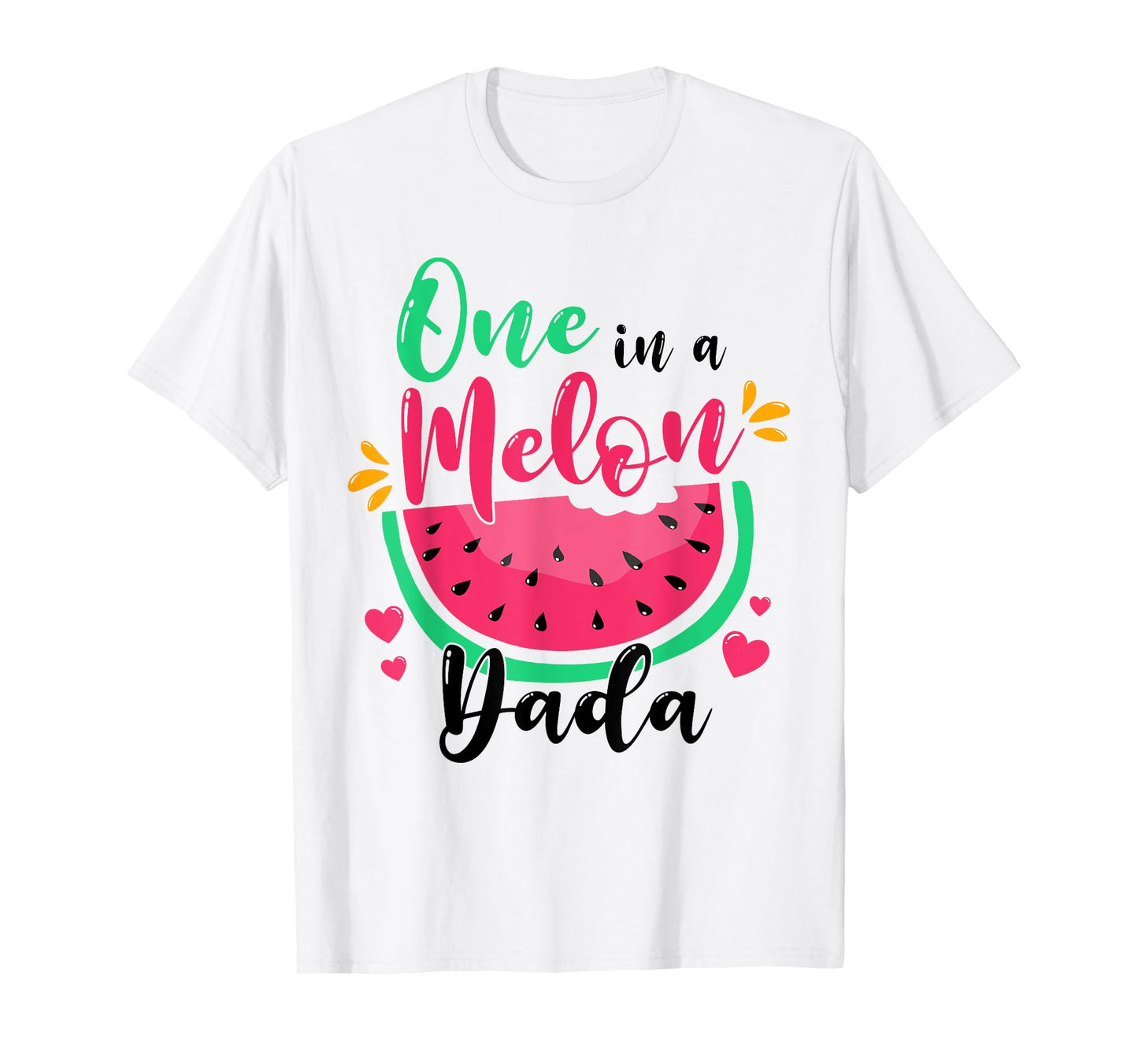 One in a Melon Dada Summer Birthday Party Matching Family T-Shirt