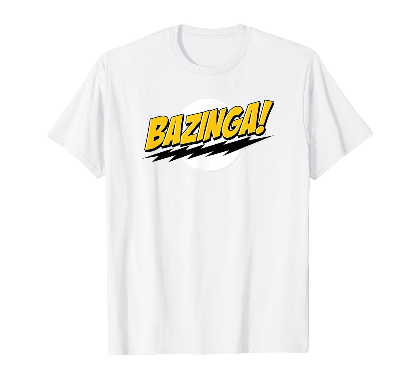 The Big Bang Theory Bazinga! Classic Logo Funny TV Show T-Shirt