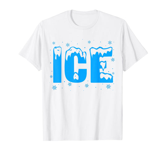 Funny Ice Costume Halloween 2024 Family Matching T-Shirt