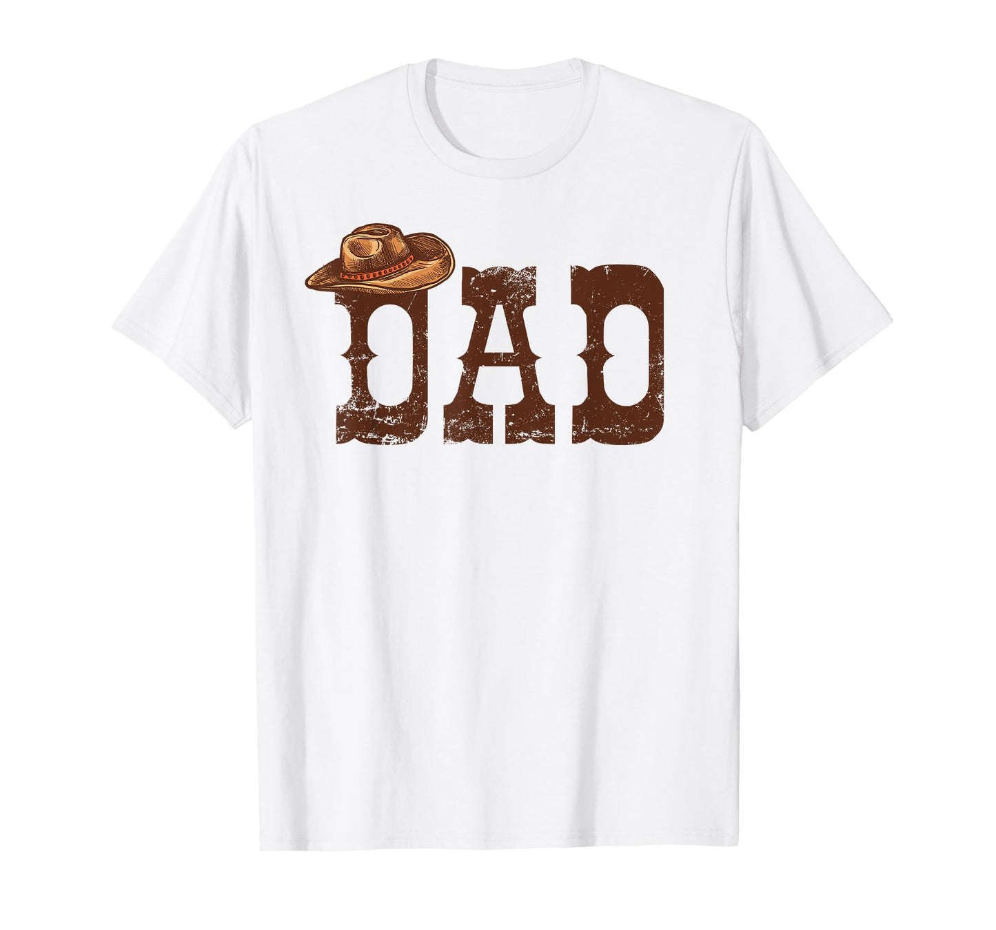 Dad Western Family Matching Birthday Cowboy Cowgirl T-Shirt