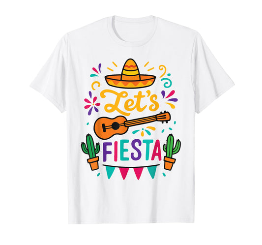 Cinco Mayo Lets Fiesta Toddler Girl Boy Mexican Funny Squad T-Shirt