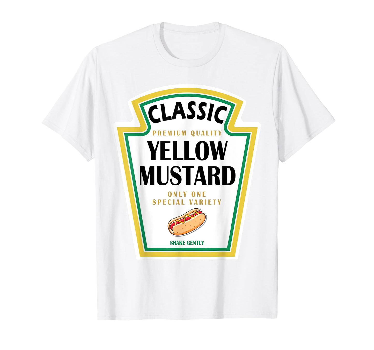 Yellow Mustard DIY Halloween Costume Matching Group Mustard T-Shirt
