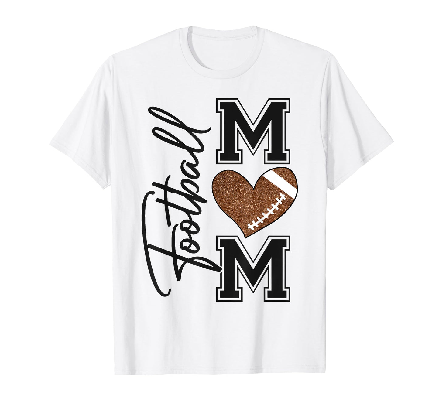 Football Mama Go Cheer Football Mom Game Day Mother's Day T-Shirt