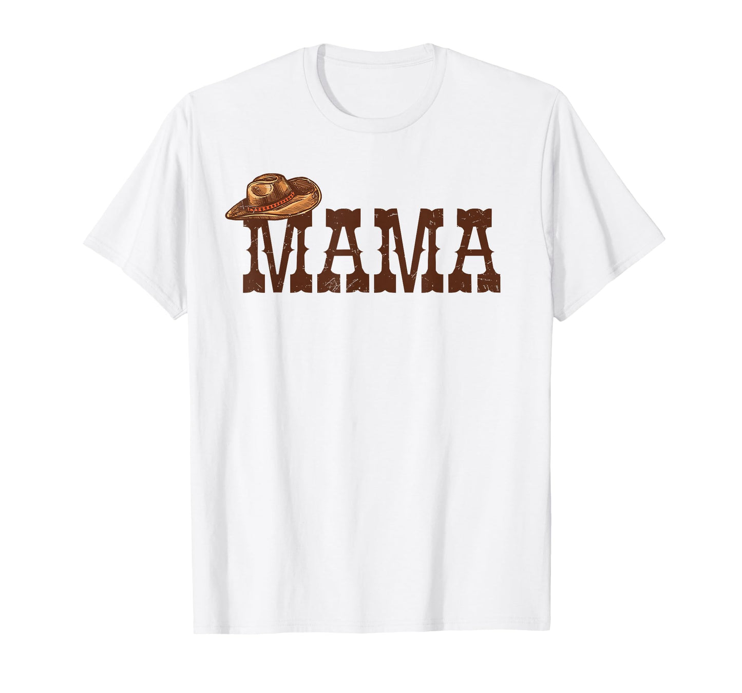 Mama Mom Western Family Matching Birthday Cowboy Cowgirl T-Shirt