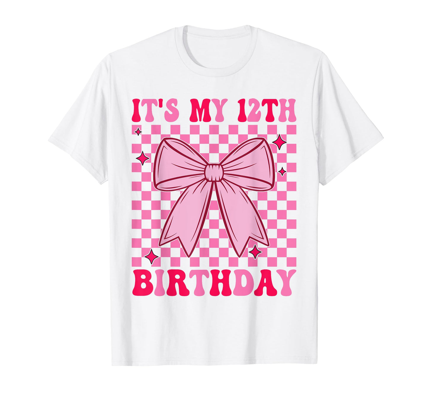 12th Coquette Themed Birthday Twelve Year Old Girl Bow T-Shirt