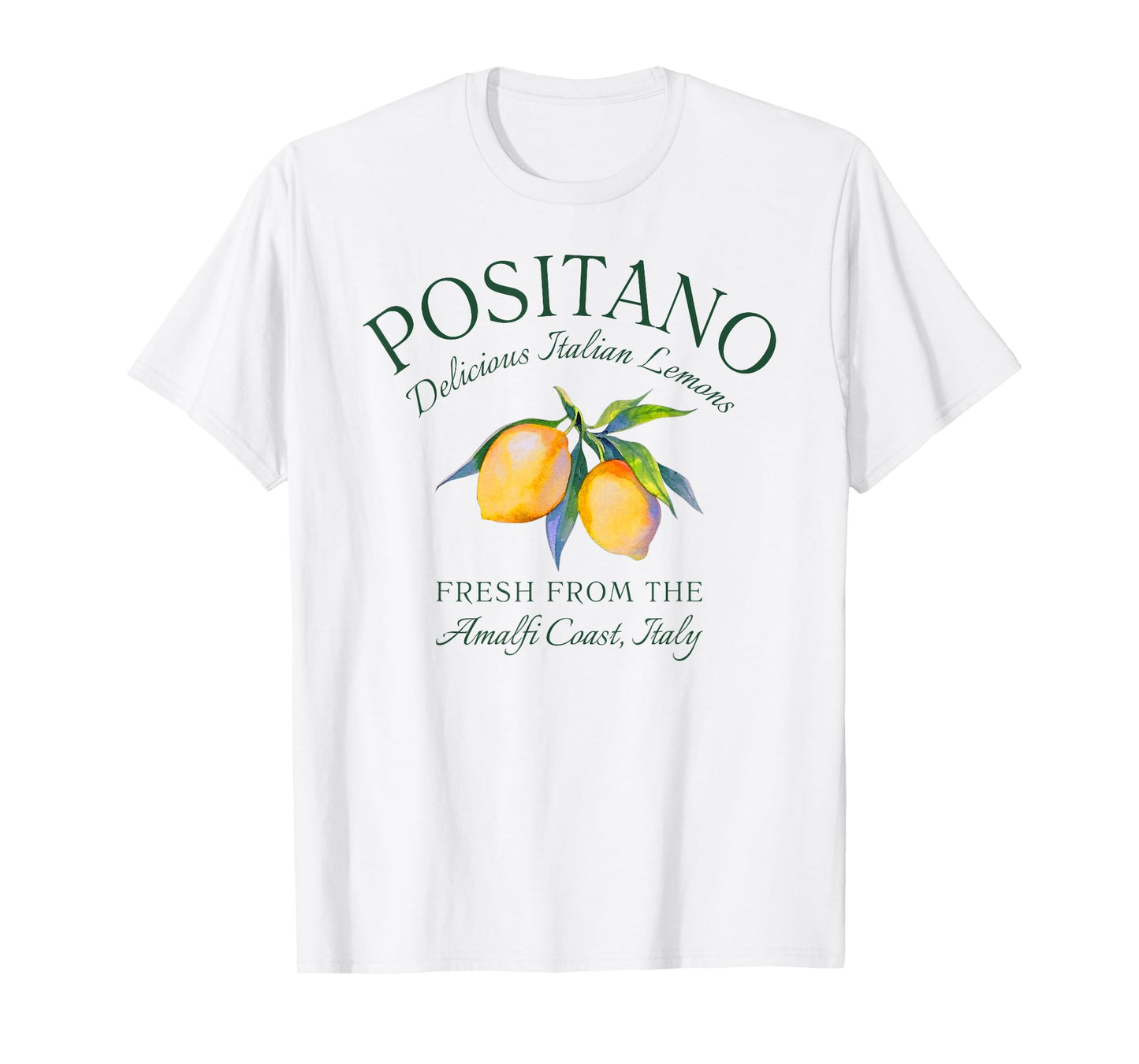 Positano Italy Amalfi Coast Italian Lemons Italian Town T-Shirt