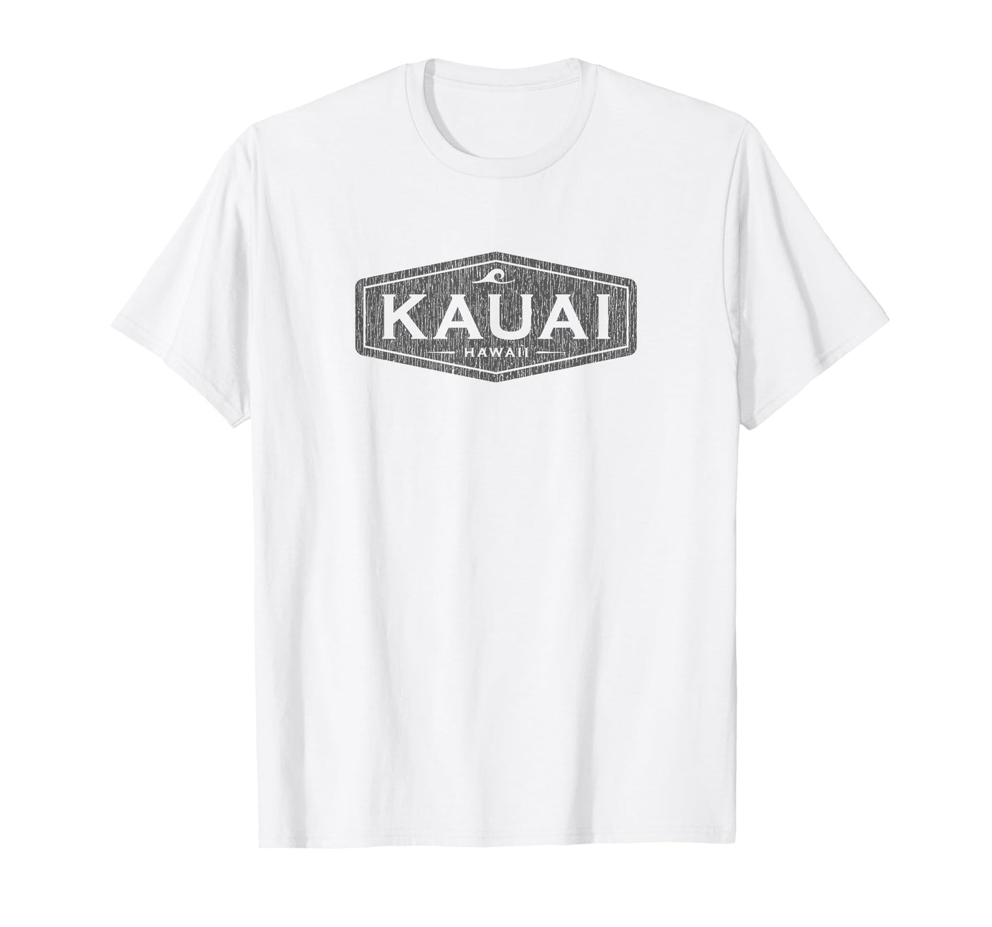 Kauai Hawaii Waves Vintage Mens Womens Girls Boys Souvenir T-Shirt
