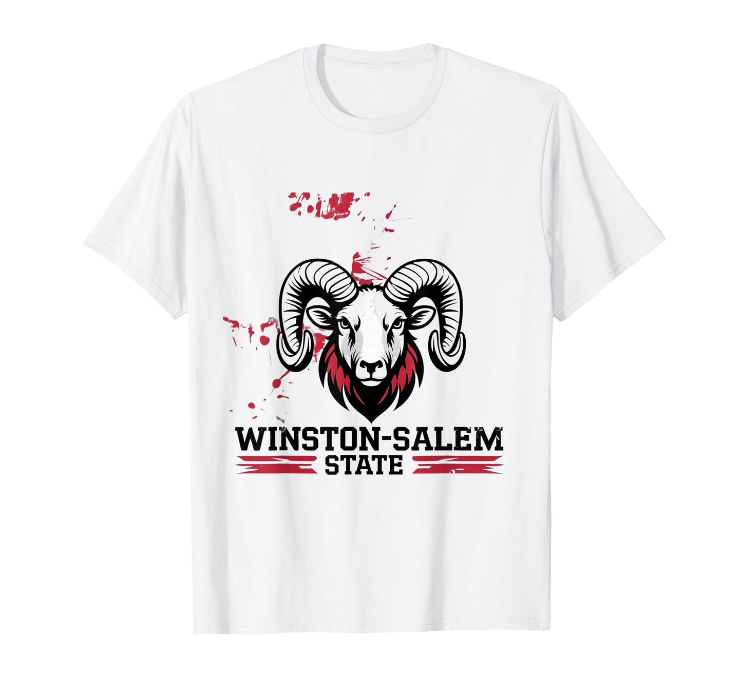 Winston-Salem State WSSU Graffiti Rams Graphic T-Shirt