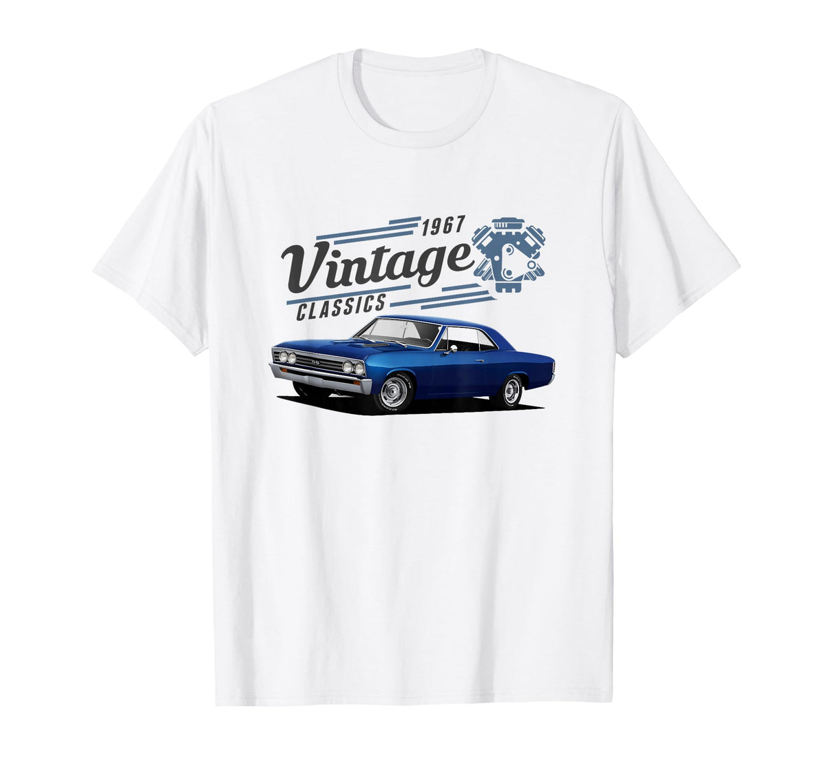1967 67 Chevelle SS Trending Chevys Vintage Muscle Car T-Shirt