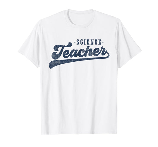 Science Teacher Men Women Vintage Graphic Science Teacher T-Shirt